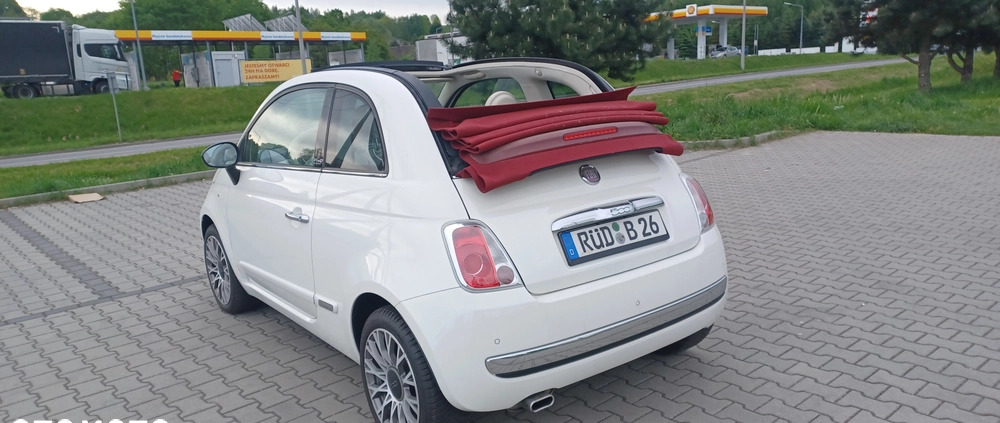 Fiat 500 cena 32700 przebieg: 120000, rok produkcji 2013 z Dobczyce małe 29